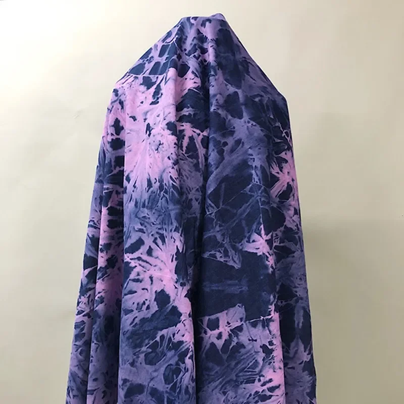 50X170CM Washed Tie-Dyed Denim - Sewing Batik Fabric ulasan dan harga