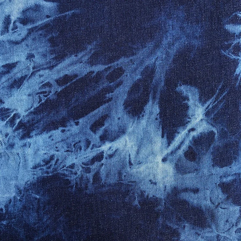 50X170CM Washed Tie-Dyed Denim - Sewing Batik Fabric ulasan dan harga