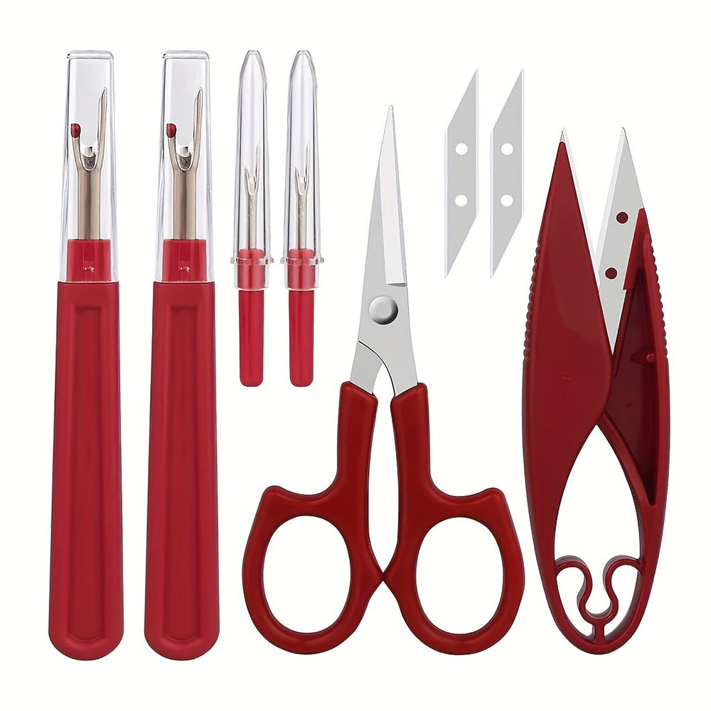 1/2/6Pcs Sewing Seam Ripper Ki - Sewing Gauge Ruler ulasan dan harga