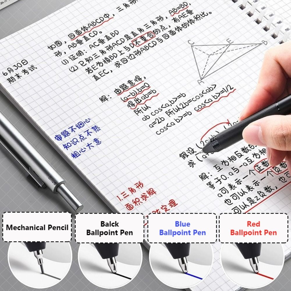 4 In 1 Multi-Function Metal Gr - Staedtler Pencil Lumocolor ulasan dan harga